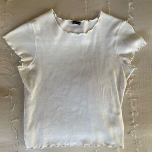 brandy melville ashlyn ruffle top